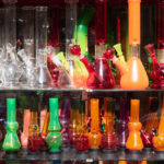 Colorful,Smoking,Equipment,Made,Of,Glass,For,Sale,In,Shop